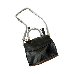 Vintage Tignanello Carson Shopper leather bag - black/cognac - NWT